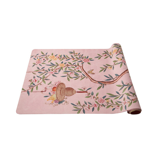 Chinoiserie - Suede Travel Yoga Mat (1MM) - Sugarmat